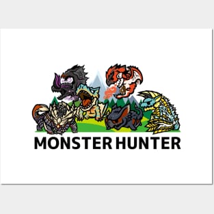 Cute little monsters Posters and Art